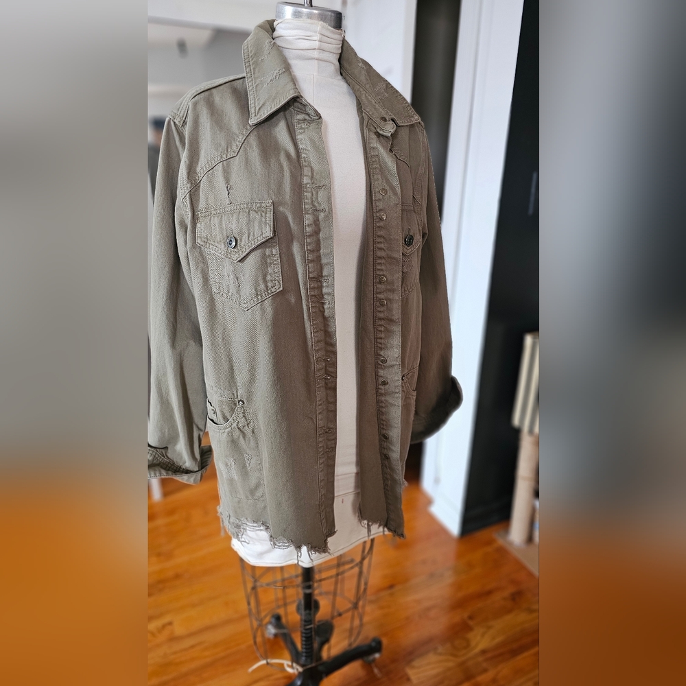 Free People shirt jacket